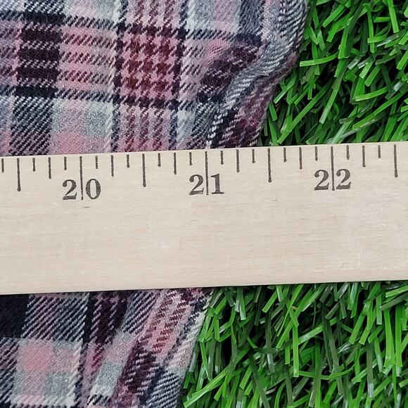 CARHARTT Western Plaid Button Shirt Womens Large 21x25 Yoke - Picture 5 of 13